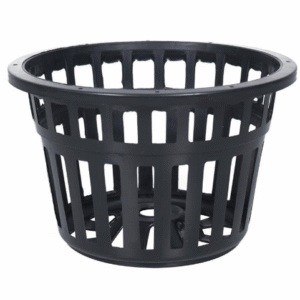 กระถางกล้วยไม้ 8 นิ้ว สีดำ 1 ใบ