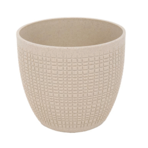 กระถางชีวภาพย่อยสลาย 9.6 ซม. สีน้ำตาลอ่อน